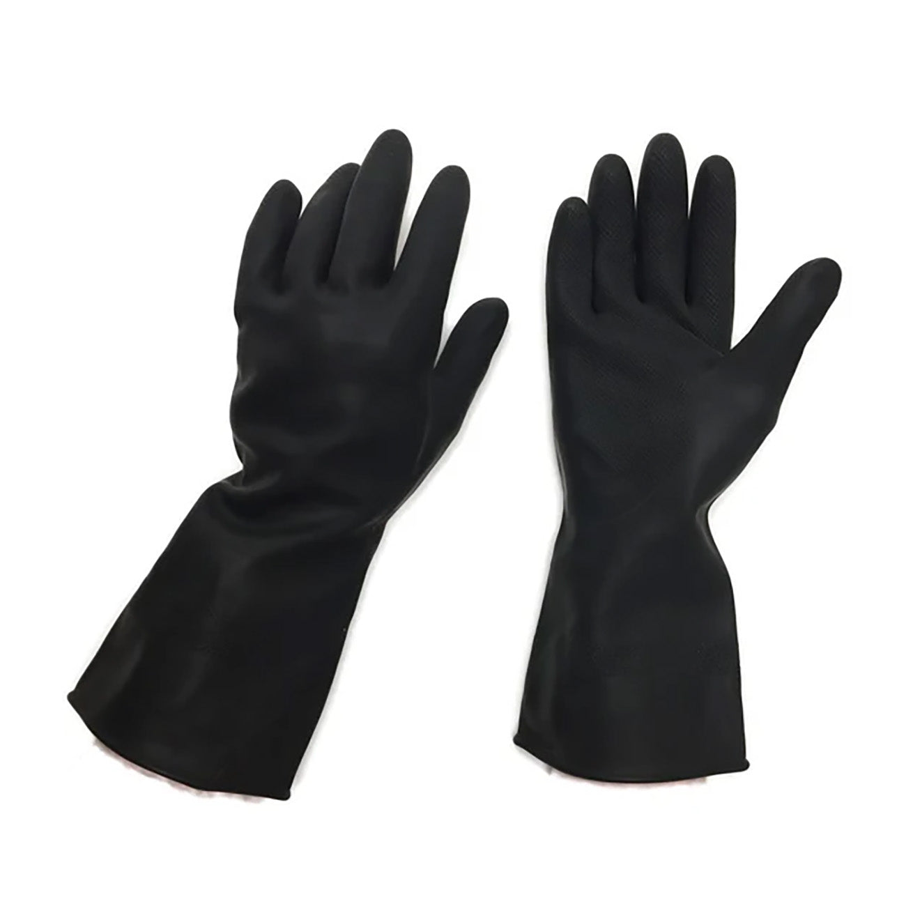 KUBI - Gummi Latex Handsker - sorte - 1.6mm