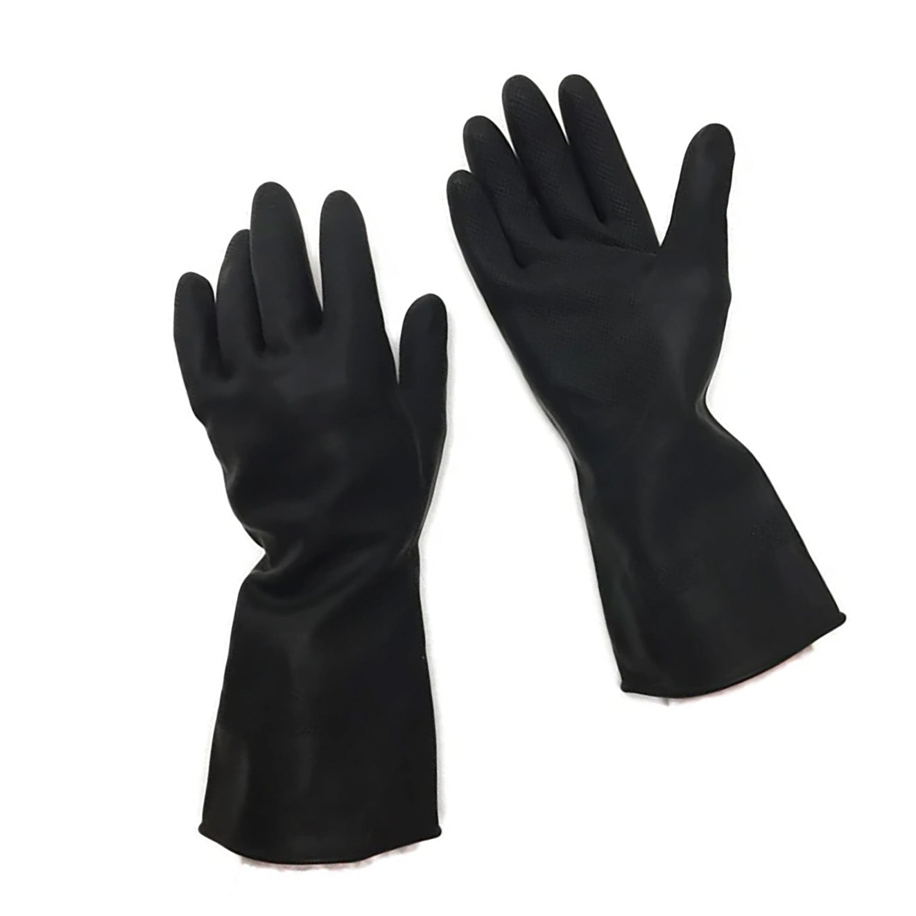 KUBI - Gummi Latex Handsker - sorte - 1.6mm