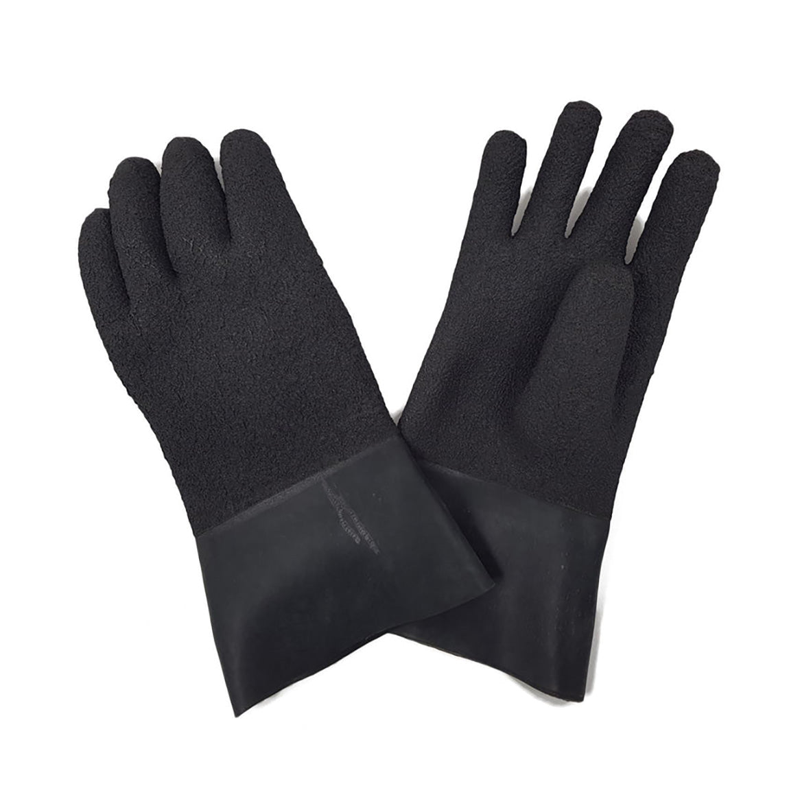 KUBI - Gummi Latex Handsker - sorte - Textured