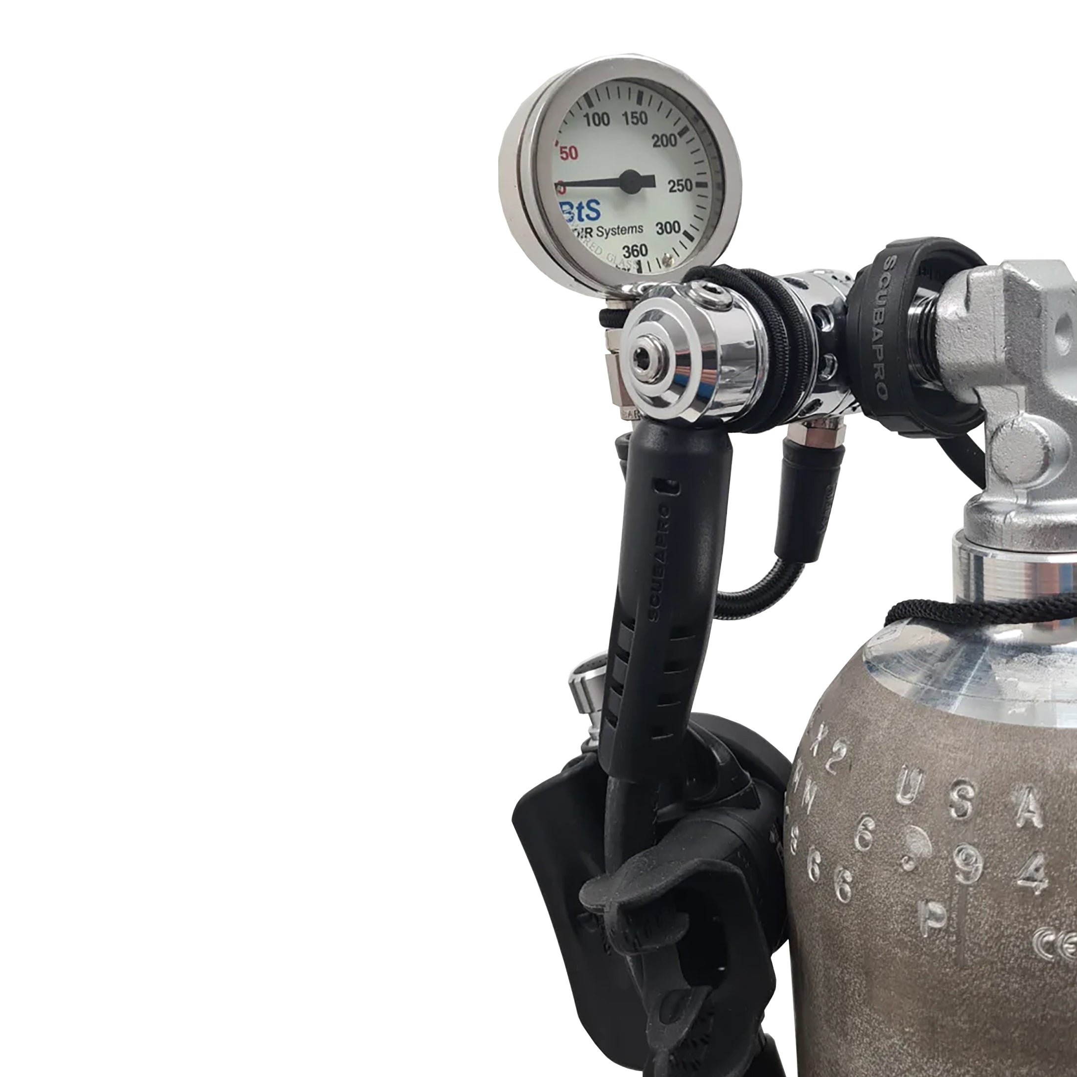 7,5L Alu. Flaske CF40 207 Bar / Stage-system m. MK19/G260