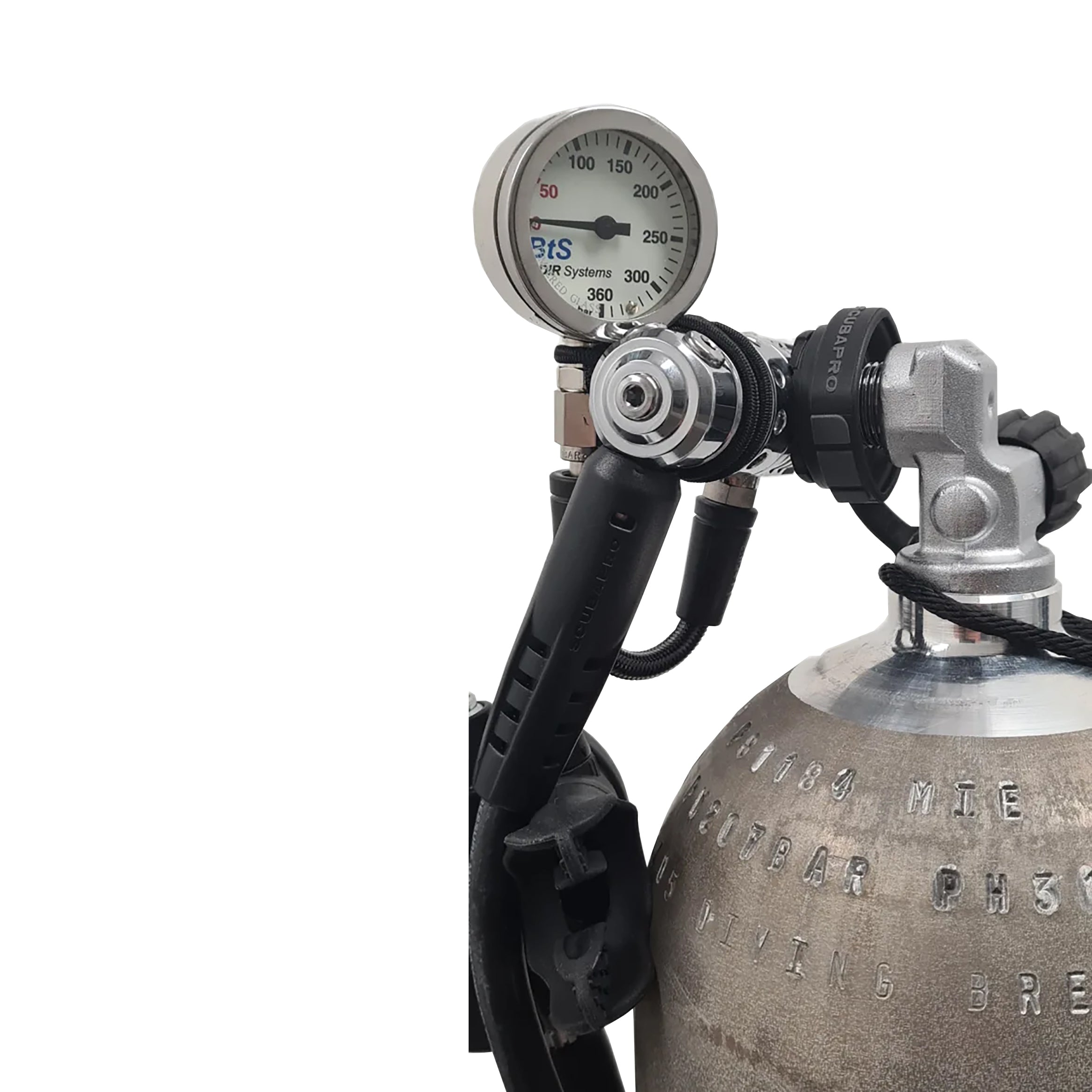 11,1L Alu. Flaske CF80 207 Bar / Stage-system m. MK19/G260