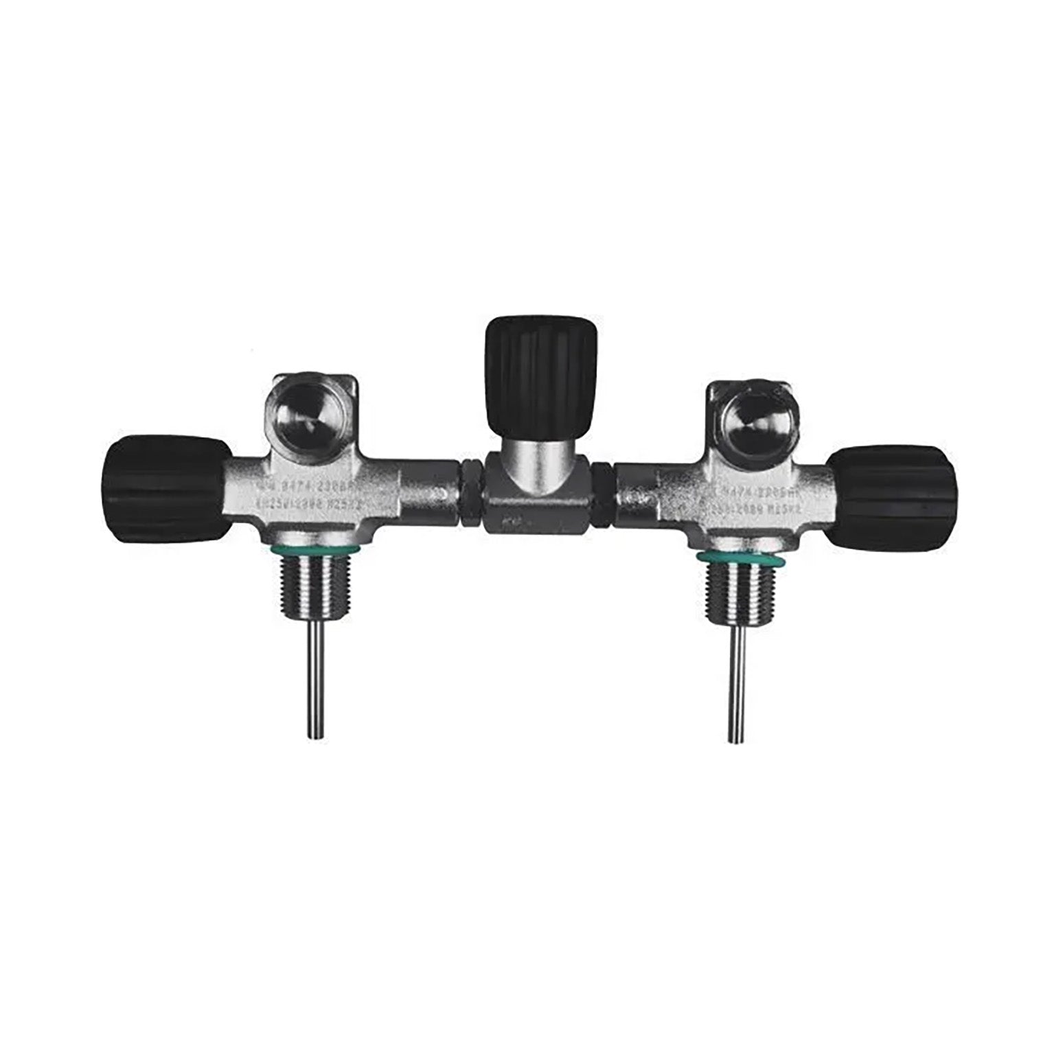 Flaskeventilsæt - 230 bar - Dobbeltsæt med Isolation Manifold