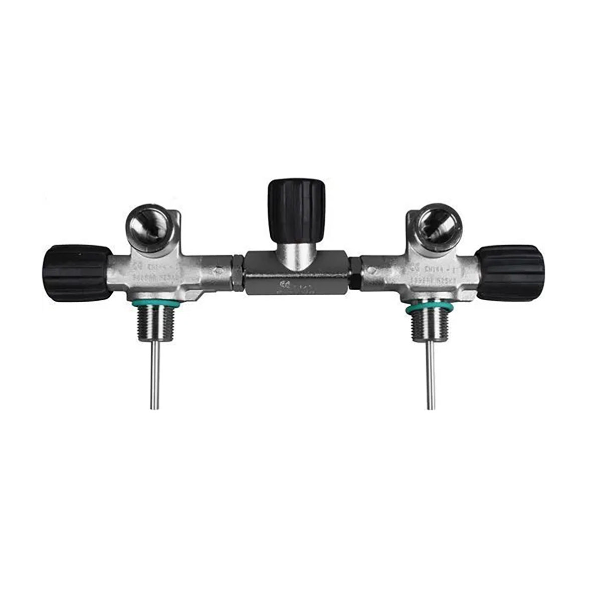 Flaskeventilsæt - 300 bar - Dobbeltsæt med Isolation Manifold