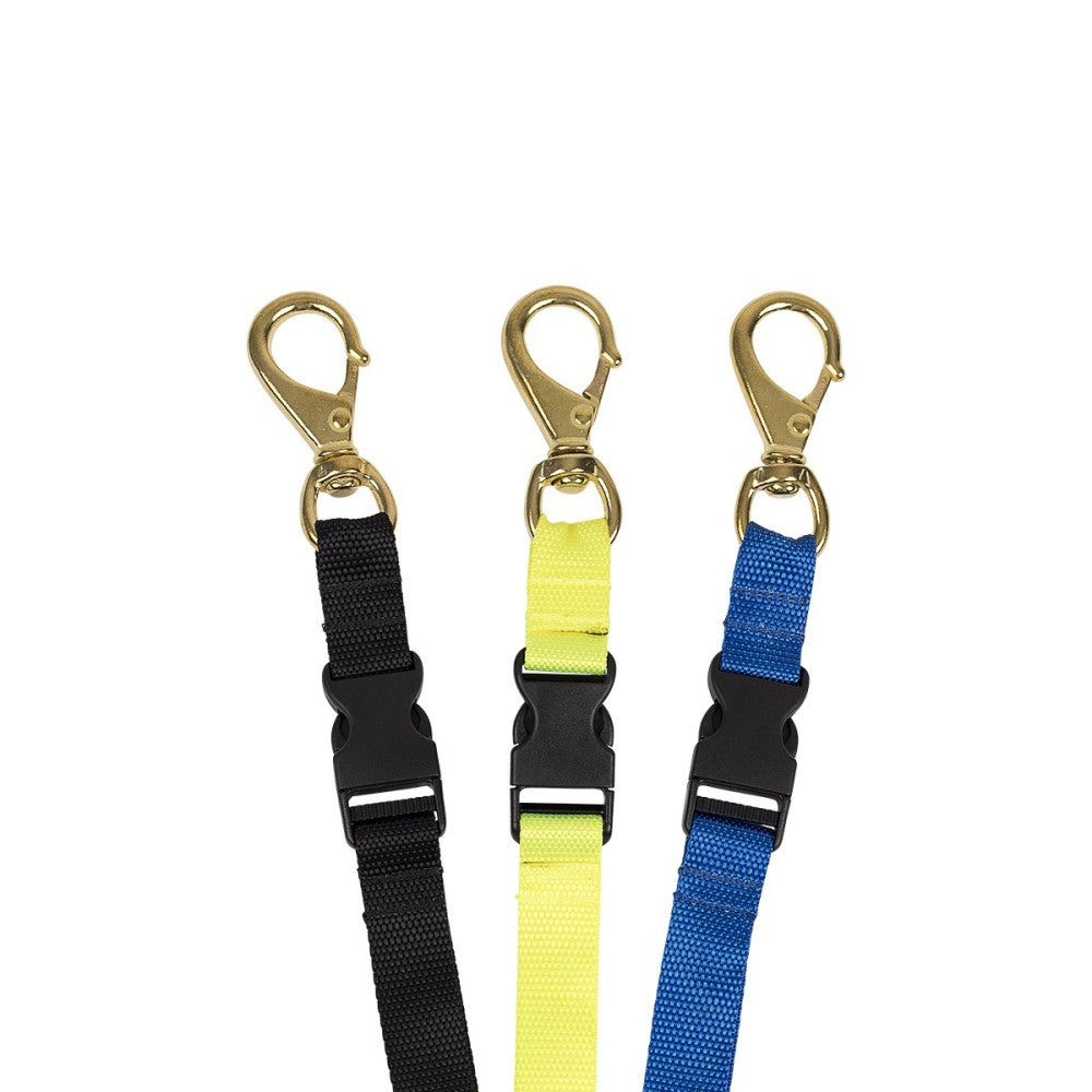 Webbing - Stor messing klip