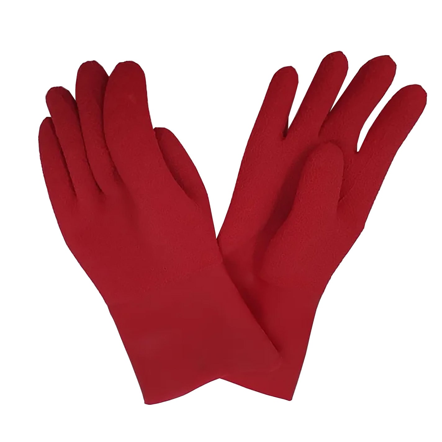 KUBI - Gummi Latex Handsker - røde- Textured