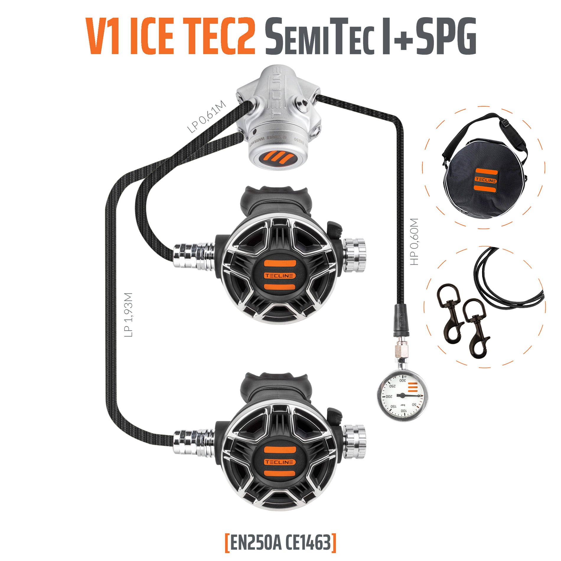 Tecline - Regulator sæt - V1 ICE TEC 2 Semi Tec 1