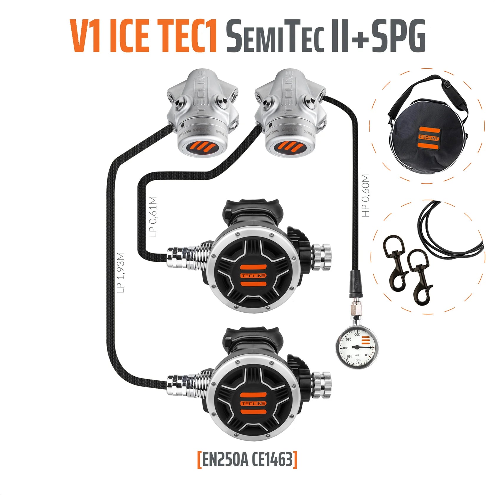 Tecline - Regulator sæt - V1 ICE TEC 1 Semi Tec 2