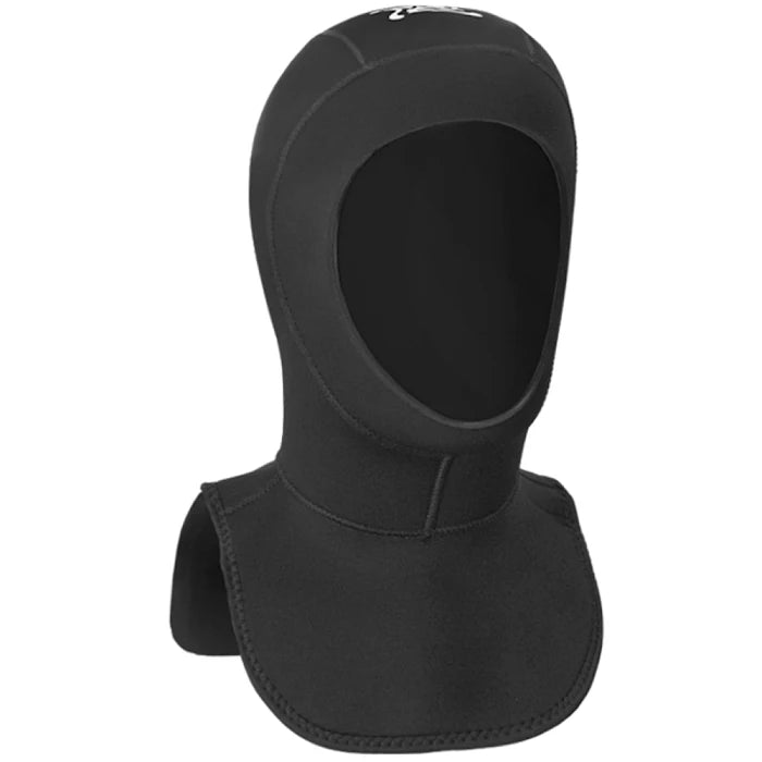 Hætte - m. lang halsmanchet - 3 mm el. 5 mm