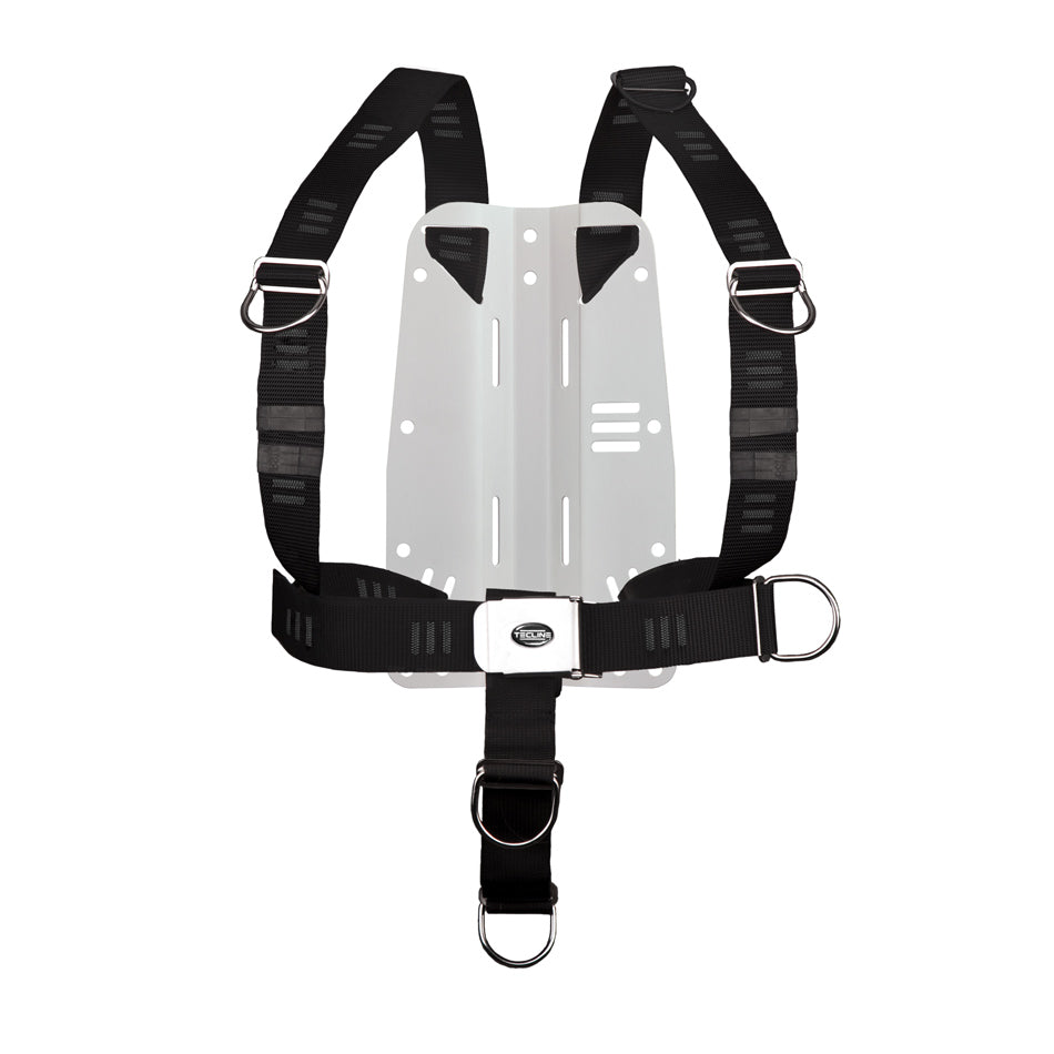 Tecline - Lille Bagplade Aluminium - DIR E Harness