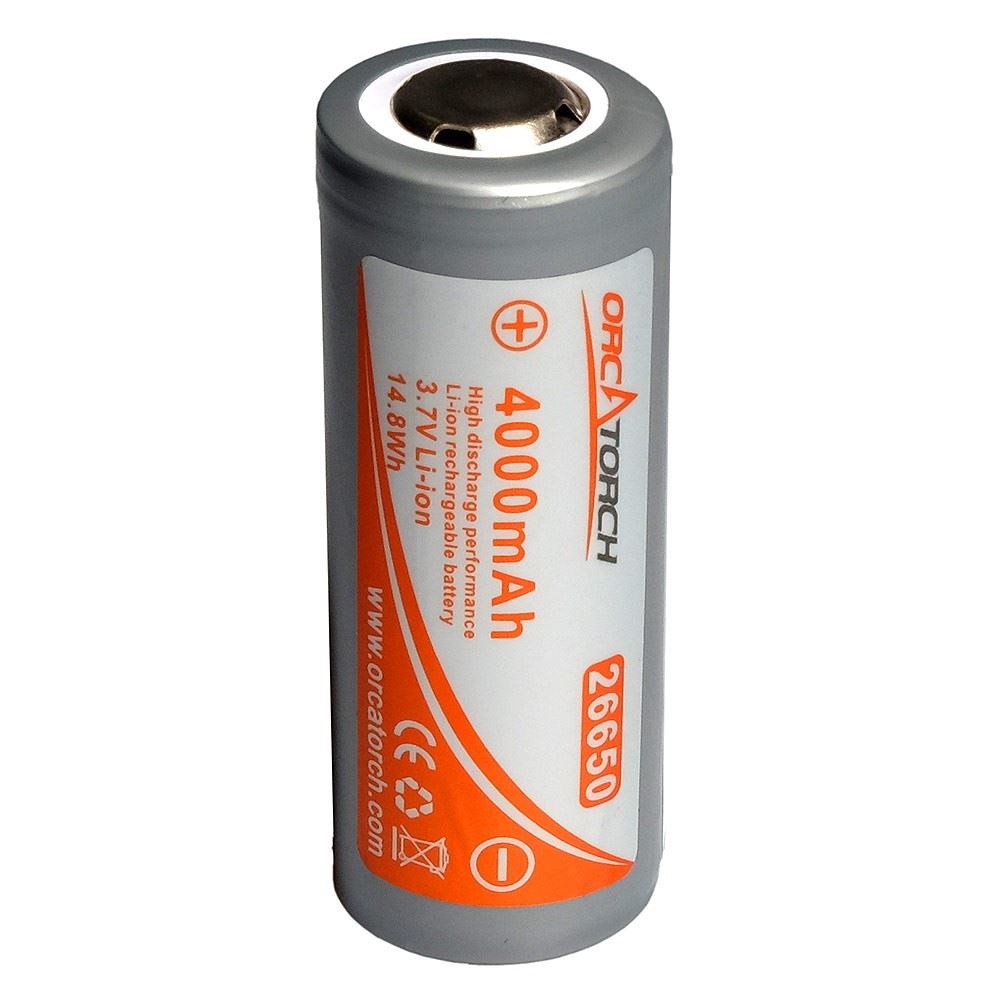 OrcaTorch 26650 batteri