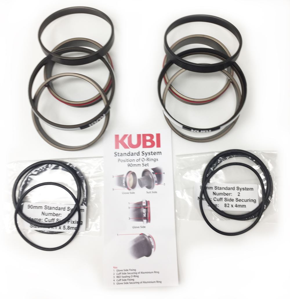 KUBI - Tør handske System +  Ring's & O-Ringe
