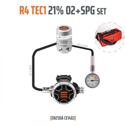 Tecline - Regulatorsæt R4 TEC 1, 21% O2 G5/8 Stage set thumbnail
